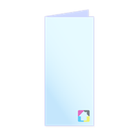 Folded Greeting Cards - 4x9 - Vertical