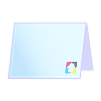 Folded Note Cards A2 - Horizontal